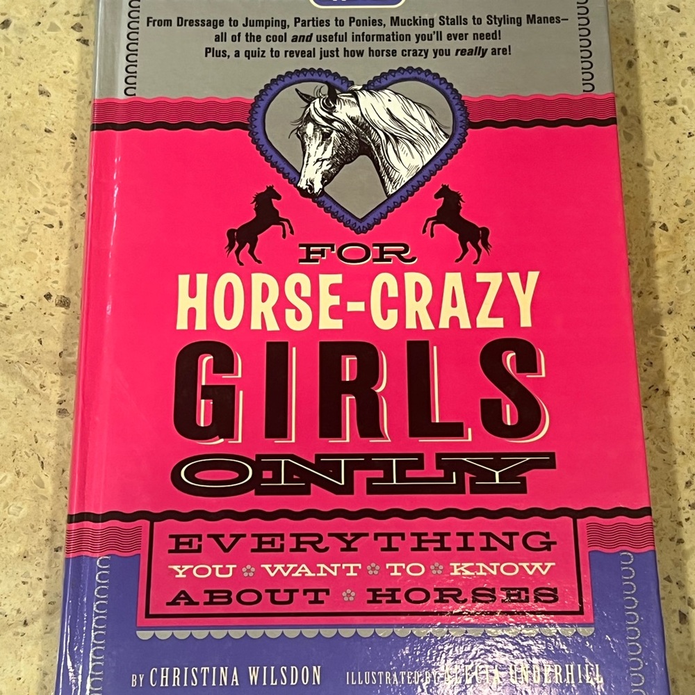 For Horse-Crazy Girls Only Book